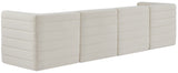 Quincy Modular Sofa - Elegant Contemporary Design with Cloud-Like Comfort and Channel Tufting