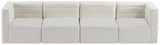 Quincy Modular Sofa - Elegant Contemporary Design with Cloud-Like Comfort and Channel Tufting
