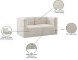 Quincy Modular Sofa - Elegant Contemporary Design with Cloud-Like Comfort and Channel Tufting
