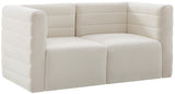 Quincy Modular Sofa - Elegant Contemporary Design with Cloud-Like Comfort and Channel Tufting