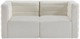 Quincy Modular Sofa - Elegant Contemporary Design with Cloud-Like Comfort and Channel Tufting