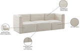Quincy Modular Sofa - Elegant Contemporary Design with Cloud-Like Comfort and Channel Tufting