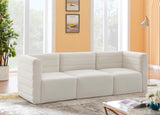 Quincy Modular Sofa - Elegant Contemporary Design with Cloud-Like Comfort and Channel Tufting