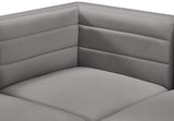 Quincy Modular Armless Chair - Elegant Contemporary Design with Cloud-Like Comfort and Tufting