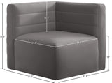 Quincy Modular Corner Chair – Elegant Contemporary Design with Cloud-Like Comfort and Style