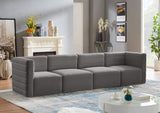 Quincy Modular Sofa - Elegant Contemporary Design with Cloud-Like Comfort and Channel Tufting