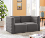 Quincy Modular Sofa - Elegant Contemporary Design with Cloud-Like Comfort and Channel Tufting
