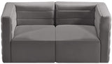 Quincy Modular Sofa - Elegant Contemporary Design with Cloud-Like Comfort and Channel Tufting