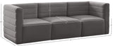 Quincy Modular Sofa - Elegant Contemporary Design with Cloud-Like Comfort and Channel Tufting