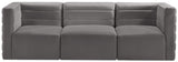 Quincy Modular Sofa - Elegant Contemporary Design with Cloud-Like Comfort and Channel Tufting