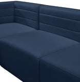 Quincy Modular Armless Chair - Elegant Contemporary Design with Cloud-Like Comfort and Tufting