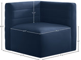 Quincy Modular Corner Chair – Elegant Contemporary Design with Cloud-Like Comfort and Style