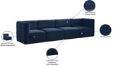 Quincy Modular Sofa - Elegant Contemporary Design with Cloud-Like Comfort and Channel Tufting