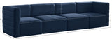 Quincy Modular Sofa - Elegant Contemporary Design with Cloud-Like Comfort and Channel Tufting