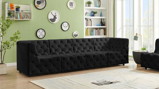 Tuft Contemporary Modular Sofa with Deep Button Tufting - Stylish, Versatile and Comfortable Design