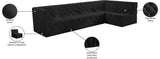 Tuft Velvet Modular Sectional - Deep Button Tufting, Stylish Design for Endless Configurations