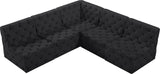 Tuft Velvet Modular Sectional - Deep Button Tufting, Stylish Design for Endless Configurations