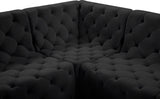 Tuft Velvet Modular Sectional - Deep Button Tufting, Stylish Design for Endless Configurations