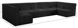 Tuft Velvet Modular Sectional - Deep Button Tufting, Stylish Design for Endless Configurations
