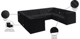 Tuft Velvet Modular Sectional - Deep Button Tufting, Stylish Design for Endless Configurations