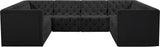 Tuft Velvet Modular Sectional - Deep Button Tufting, Stylish Design for Endless Configurations