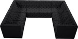 Tuft Velvet Modular Sectional - Deep Button Tufting, Stylish Design for Endless Configurations