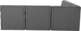 Tuft Velvet Modular Sectional Sofa - Deep Button Tufting, Soft Black Velvet, Infinite Configurations