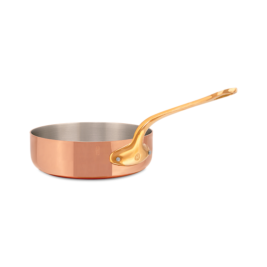 Mauviel M'Heritage M'200 B Saute Pan With Brass Handle