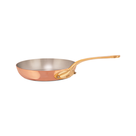 Mauviel M'Heritage M'200 B Copper Frying Pan With Brass Handle