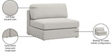Beckham Contemporary Armless Chair - Modular Design for Infinite Configurations in Any Space