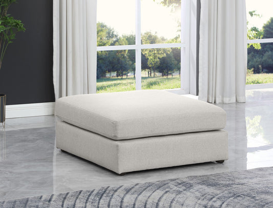 Beckham Contemporary Modular Ottoman - Soft Upholstered Design for Versatile Living Spaces