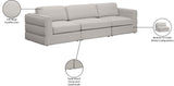 Beckham Modular Sofa - Contemporary Linen Textured Design for Infinite Configurations & Comfort