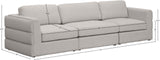 Beckham Modular Sofa - Contemporary Linen Textured Design for Infinite Configurations & Comfort