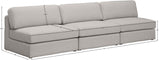 Beckham Modular Sofa - Contemporary Linen Textured Design for Infinite Configurations & Comfort