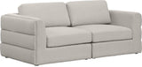 Beckham Modular Sofa - Contemporary Linen Textured Design for Infinite Configurations & Comfort