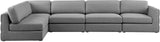 Beckham Modular Sectional Sofa - Soft Beige Linen Upholstery for Contemporary Living Spaces