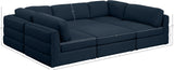 Beckham Modular Sectional Sofa - Soft Beige Linen Upholstery for Contemporary Living Spaces