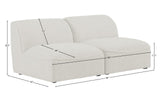 Miramar Modular Sofa - Luxurious Linen Texture, Contemporary Design, and Endless Configuration Options