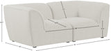 Miramar Modular Sofa - Luxurious Linen Texture, Contemporary Design, and Endless Configuration Options