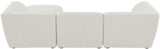 Miramar Modular Sectional: Luxurious Cream Linen Upholstery for Ultimate Comfort and Style