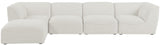 Miramar Modular Sectional: Luxurious Cream Linen Upholstery for Ultimate Comfort and Style