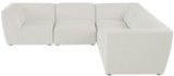 Miramar Modular Sectional: Luxurious Cream Linen Upholstery for Ultimate Comfort and Style