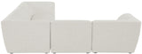 Miramar Modular Sectional: Luxurious Cream Linen Upholstery for Ultimate Comfort and Style