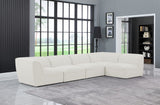 Miramar Modular Sectional: Luxurious Cream Linen Upholstery for Ultimate Comfort and Style