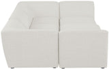 Miramar Modular Sectional: Luxurious Cream Linen Upholstery for Ultimate Comfort and Style