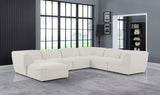 Miramar Modular Sectional: Luxurious Cream Linen Upholstery for Ultimate Comfort and Style