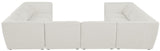 Miramar Modular Sectional: Luxurious Cream Linen Upholstery for Ultimate Comfort and Style