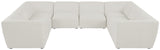 Miramar Modular Sectional: Luxurious Cream Linen Upholstery for Ultimate Comfort and Style