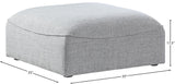 Miramar Modular Ottoman - Luxurious Soft Upholstery, Customizable Design, Perfect for Contemporary Spaces