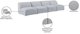Miramar Modular Sofa - Luxurious Linen Texture, Contemporary Design, and Endless Configuration Options